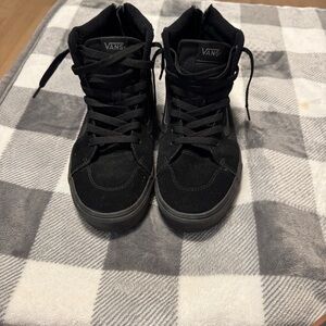 Vans Kids Black High-Top Sneakers